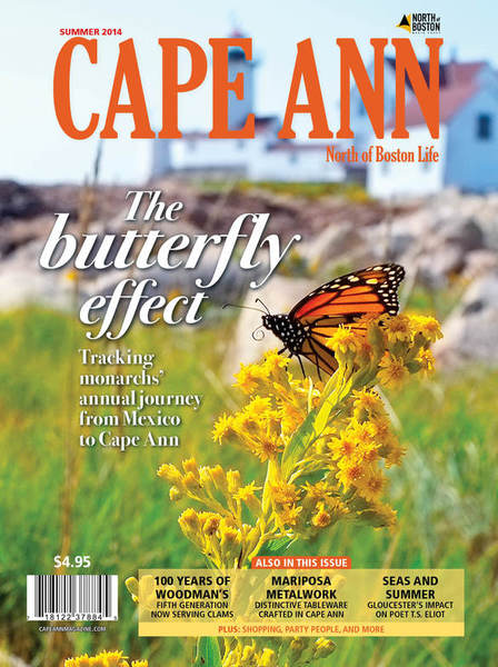Cape Ann Magazine Cover Kim Smith. Summer 2014